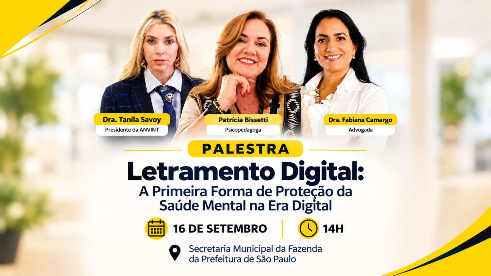 Palestra - Letramento Digital: A Primeira Forma de Proteção da Saúde Mental na Era Digital
